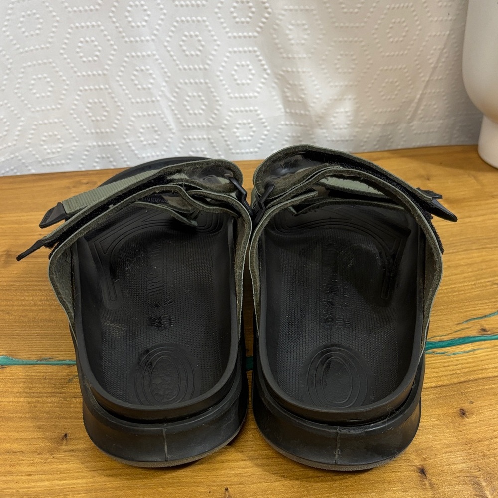 Birkenstock Atacama Men Birko-Flor Futura Khaki Green Black - Picture 8 of 12